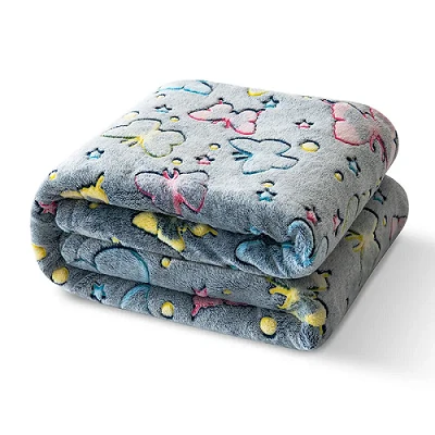 Butterfly Pattern Luminous Blanket Butterfly Pattern Luminous Blanket