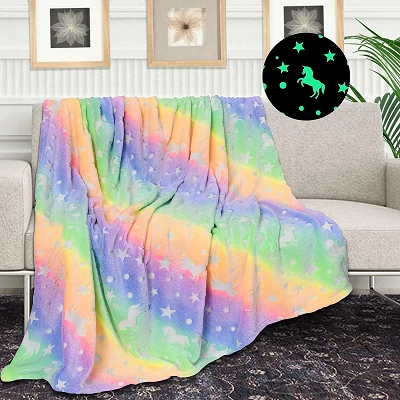 Cartoon Pattern Luminous Blanket Cartoon Pattern Luminous Blanket