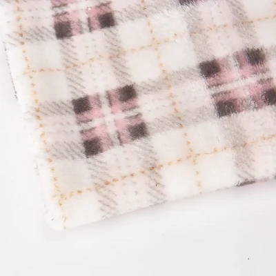 Skoðað prentað flannel kóralefni