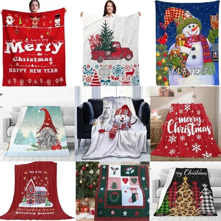 Christmas Flannel Blanket Free Sample