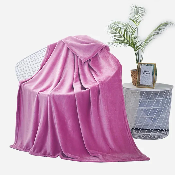 Coral Flannel flísteppi