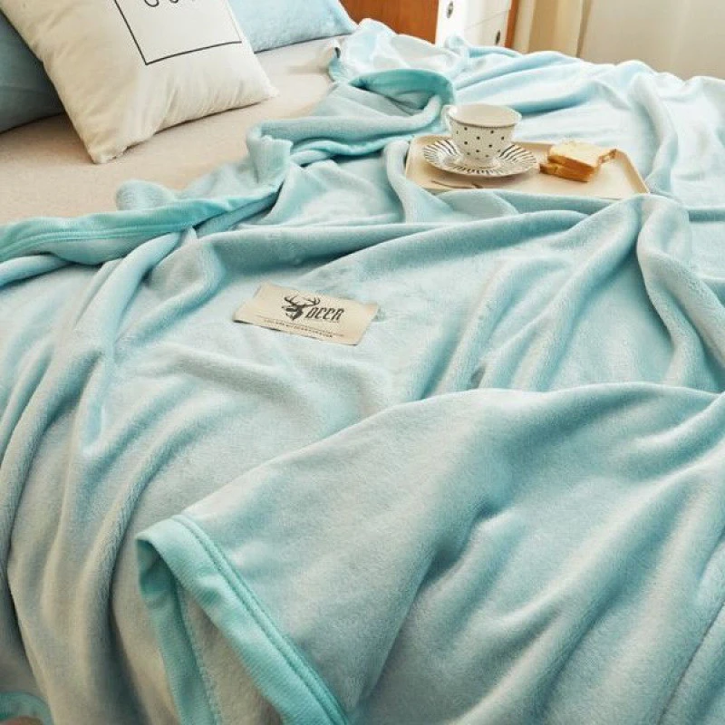 Coral Polar Fleece þykkt kasta teppi