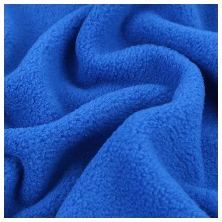 Tvöfaldur hliðarbursti Einhliða Anti Pilling Polar Fleece Efni