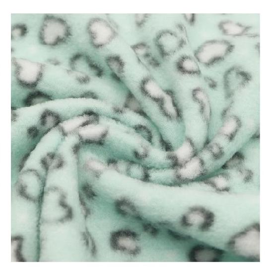 Leopard Print Polar Efni