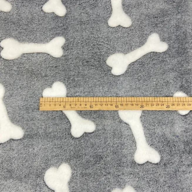 Plush 100% pólýester Coral flísefni