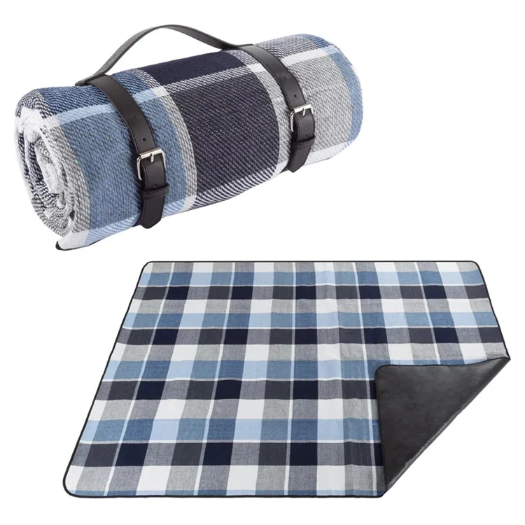 Rautt Gingham lautarteppi