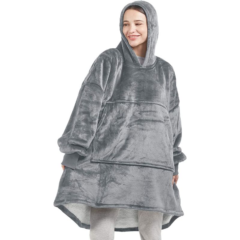 Sherpa hettupeysu teppi