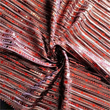 100% pólýester úr málmi, sequins efni