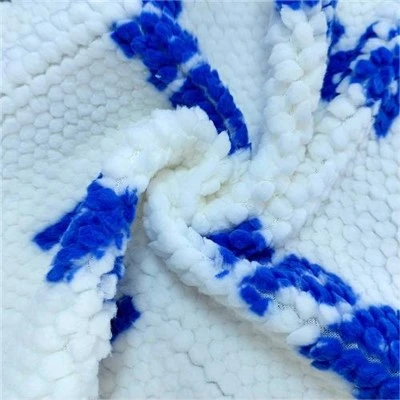 3D Jacquard Sherpa efni fyrir teppi