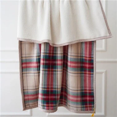 Nútíma rist Sherpa teppi