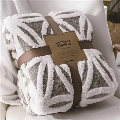 Kasta Flannel Sherpa flísteppi