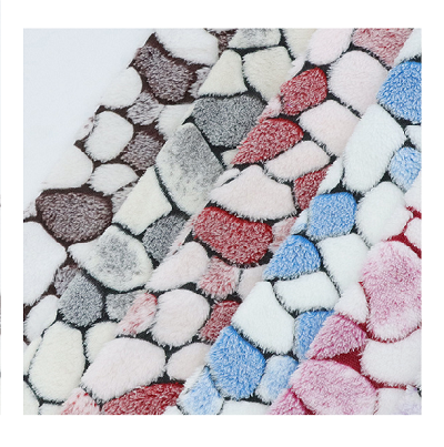 Garnlitað flannel efni