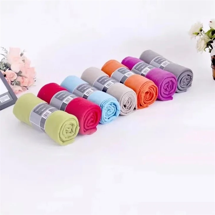 solid polar fleece blanket