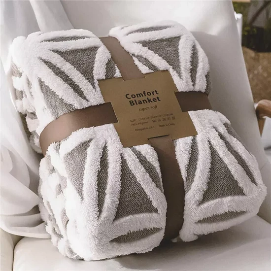 Kasta Flannel Sherpa flísteppi