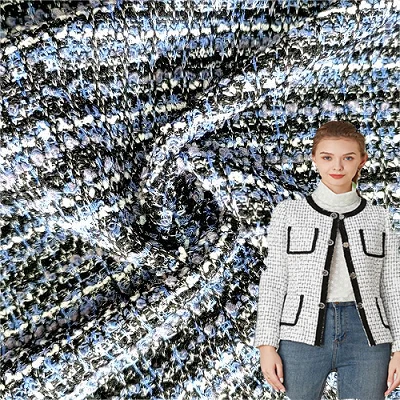 Tweed efni fyrir jakka og kjól